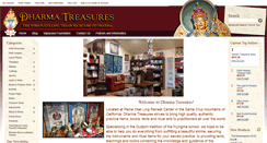 Desktop Screenshot of dharmatreasures.com